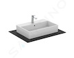 Ideal Standard i.Life B - Umyvadlo na desku 61x42 cm, s přepadem, s otvorem na baterii, bílá T573601