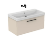 Ideal Standard i.Life B - Umyvadlová skříňka 100x44x51 cm, 1 zásuvka, matná písková T5275NF