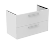 Ideal Standard i.Life B - Umyvadlová skříňka, 100x63x51 cm, 2 zásuvky, pravá, matná bílá T5585DU