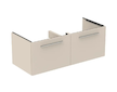 Ideal Standard i.Life B - Umyvadlová skříňka 120x44x51 cm, 2 zásuvky, matná písková T5277NF