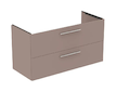 Ideal Standard i.Life B - Umyvadlová skříňka, 120x63x51 cm, 2 zásuvky, levá, matná béžová T5586NH