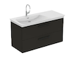 Ideal Standard i.Life B - Umyvadlová skříňka, 120x63x51 cm, 2 zásuvky, levá, matná uhlově šedá T5586NV