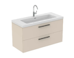Ideal Standard i.Life B - Umyvadlová skříňka, 120x63x51 cm, 2 zásuvky, matná písková T5514NF