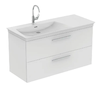 Ideal Standard i.Life B - Umyvadlová skříňka, 63x120x51 cm, 2 zásuvky, levá, matná bílá T5586DU