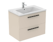 Ideal Standard i.Life B - Umyvadlová skříňka 80x63x51 cm, 2 zásuvky, matná písková T5272NF