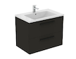 Ideal Standard i.Life B - Umyvadlová skříňka 80x63x51 cm, 2 zásuvky, matná uhlově šedá T5272NV
