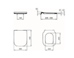 Ideal Standard i.Life B - WC sedátko, SoftClose, bílá T500301
