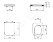 Ideal Standard i.Life B - WC sedátko wrapover, bílá T468201