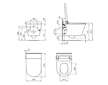 Ideal Standard i.life E - Elektronický bidet s keramikou, závěsný, SoftClose, RimLS+, bílá K875501