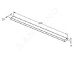 Ideal Standard i.Life - Nábytková rukojeť 336 mm, matná černá T5742XG