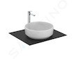 Ideal Standard i.Life O - Umyvadlo na desku, průměr 40 cm, bez přepadu, bílá T573301