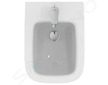 Ideal Standard i.Life S - Stojící bidet, 355x480 mm, s přepadem, otvor pro baterii, bílá T459501