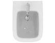 Ideal Standard i.Life S - Stojící bidet, 355x480 mm, s přepadem, otvor pro baterii, bílá T459501