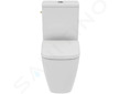 Ideal Standard i.Life S - WC kombi se sedátkem SoftClose, vario odpad, boční napouštění, RimLS+, bílá T517101