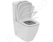 Ideal Standard i.Life S - WC kombi se sedátkem SoftClose, vario odpad, RimLS+, bílá T481601