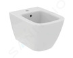 Ideal Standard i.Life S - Závěsný bidet, 355x480 mm, s přepadem, otvor pro baterii, bílá T459301