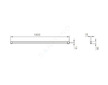 Ideal Standard i.Life - Upevňovací rameno, silver bright T4891EO