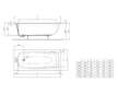 Ideal Standard i.Life - Vana 170x70 cm, bílá T475901