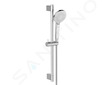 Ideal Standard Idealrain Evo Jet - Set sprchové hlavice Circle 11 cm, 3 proudy, tyče a hadice, chrom B2233AA