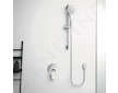 Ideal Standard Idealrain Evo Jet - Set sprchové hlavice Circle 11 cm, 3 proudy, tyče a hadice, chrom B2233AA