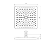 Ideal Standard Idealrain - Hlavová sprcha, 26x26 cm, chrom BE220AA