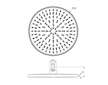 Ideal Standard Idealrain - Hlavová sprcha, průměr 26 cm, chrom BE219AA