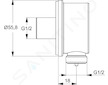 Ideal Standard Idealrain - Nástěnné kolínko, chrom B9448AA