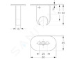 Ideal Standard Idealrain Pro - Držák sprchy, chrom B9846AA