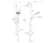 Ideal Standard Idealrain - Set sprchové hlavice, tyče a hadice, 3 proudy, chrom BE406AA