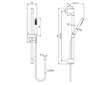 Ideal Standard Idealrain - Set sprchové hlavice, tyče a hadice, ocel A7616GN