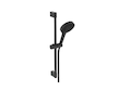 Ideal Standard Idealrain Solos - Set sprchové hlavice, tyče a hadice, 3 proudy, EcoFlow, hedvábná černá A7897XG