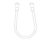 Ideal Standard Idealrain - Sprchová hadice 135 cm, chrom BG135AA