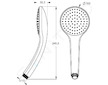 Ideal Standard Idealrain - Sprchová hlavice 10 cm, 1 proud, chrom B9402AA