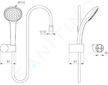 Ideal Standard Idealrain - Sprchová souprava, 1 proud, chrom B9451AA