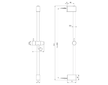 Ideal Standard Idealrain - Sprchová tyč 60 cm, chrom BE400AA