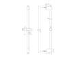Ideal Standard Idealrain - Sprchová tyč 60 cm, hedvábná černá BE400XG