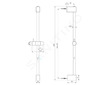 Ideal Standard Idealrain - Sprchová tyč 90 cm, chrom BE401AA