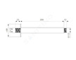 Ideal Standard Idealrain - Sprchové rameno stropní, 20 cm, chrom BD646AA