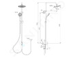 Ideal Standard Idealrain - Sprchový set s přepínačem, černá BC747XG