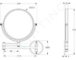 Ideal Standard IOM - Kosmetické zrcadlo, chrom A9111AA