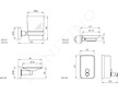 Ideal Standard IOM - Mýdlenka s držákem, chrom/satinované sklo A9122AA