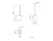 Ideal Standard IOM Square - WC kartáč s držákem, chrom E2195AA