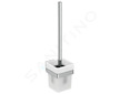 Ideal Standard IOM Square - WC kartáč s držákem, matné sklo/chrom E2194AA