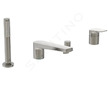 Ideal Standard La Dolce Vita - Baterie na okraj vany, 4-otvorová instalace, Silver Storm BD671GN