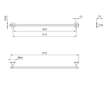 Ideal Standard La Dolce Vita - Držák ručníku, délka 88 cm, chrom T5499AA
