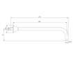 Ideal Standard La Dolce Vita - Sprchové rameno, 39 cm, Silver Storm BD679GN