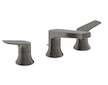Ideal Standard La Dolce Vita - Umyvadlová baterie s výpustí, 3-otvorová instalace, Magnetic Grey BD661A5