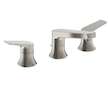 Ideal Standard La Dolce Vita - Umyvadlová baterie s výpustí, 3-otvorová instalace, Silver Storm BD661GN