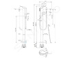 Ideal Standard La Dolce Vita - Vanová baterie do podlahy, Silver Storm BD673GN
