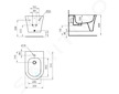 Ideal Standard La Dolce Vita - Závěsný bidet, otvor pro baterii, bílá E263701